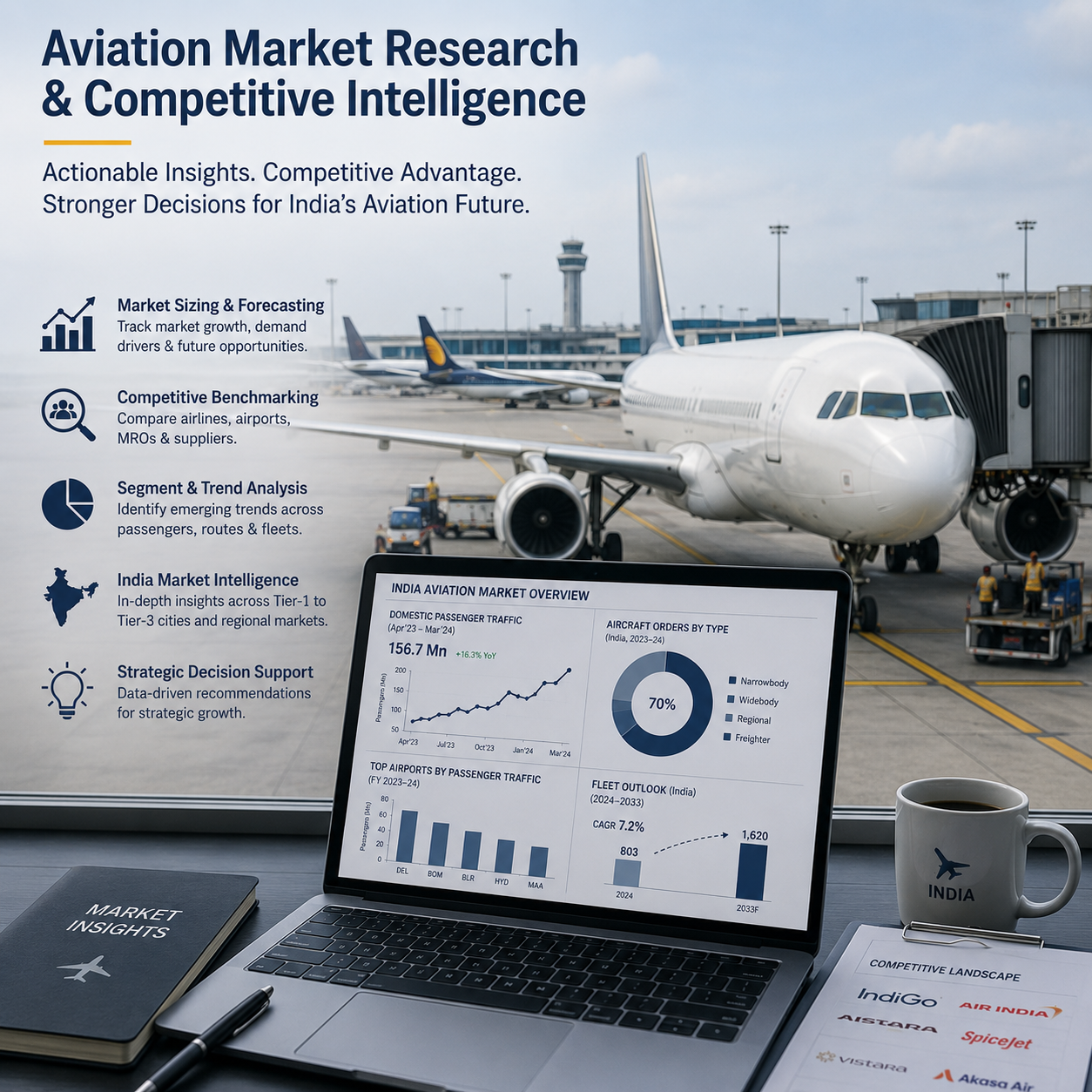 Aviation market research analytics